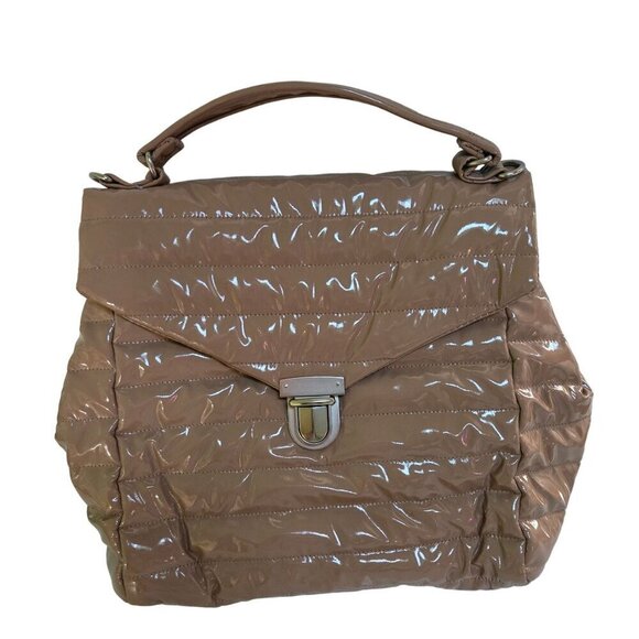 Think Royln Evelyn Nude Large Top Handle Crossbody Bag - Picture 3 of 7